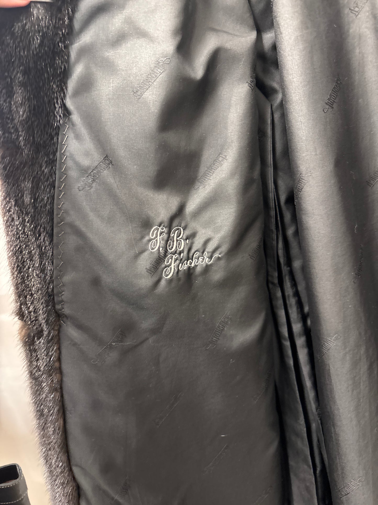 Vintage Mink Fur Long Coat