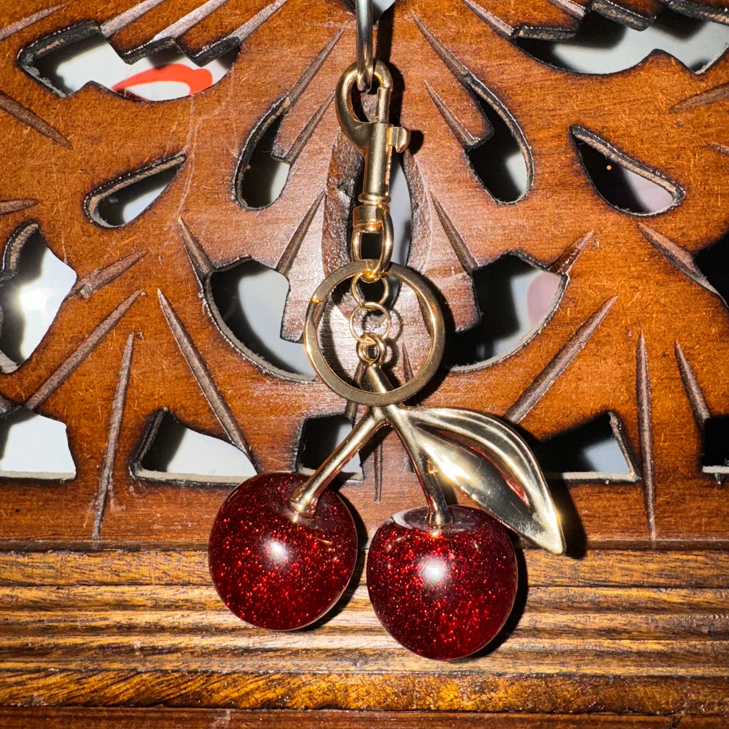 Cherry Bag Charm