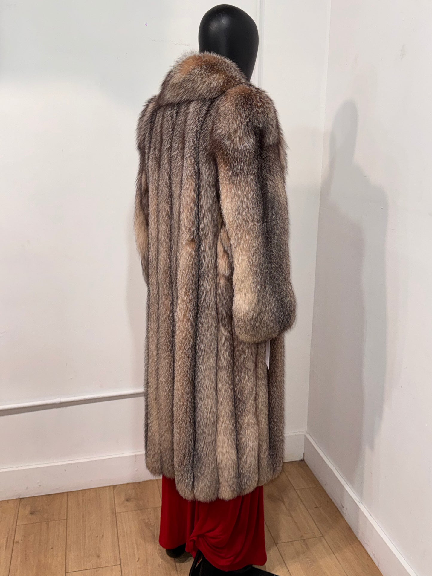 Vintage Crystal Fox Fur