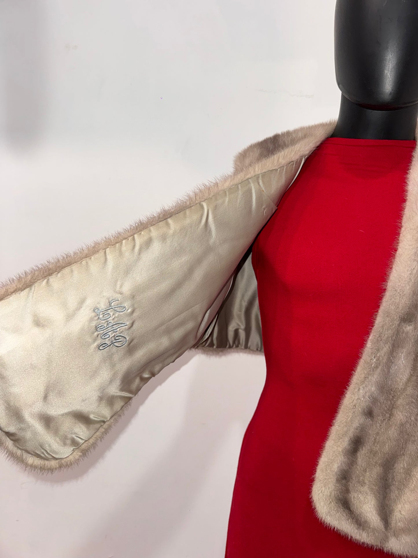 Vintage Silver Mink Bolero