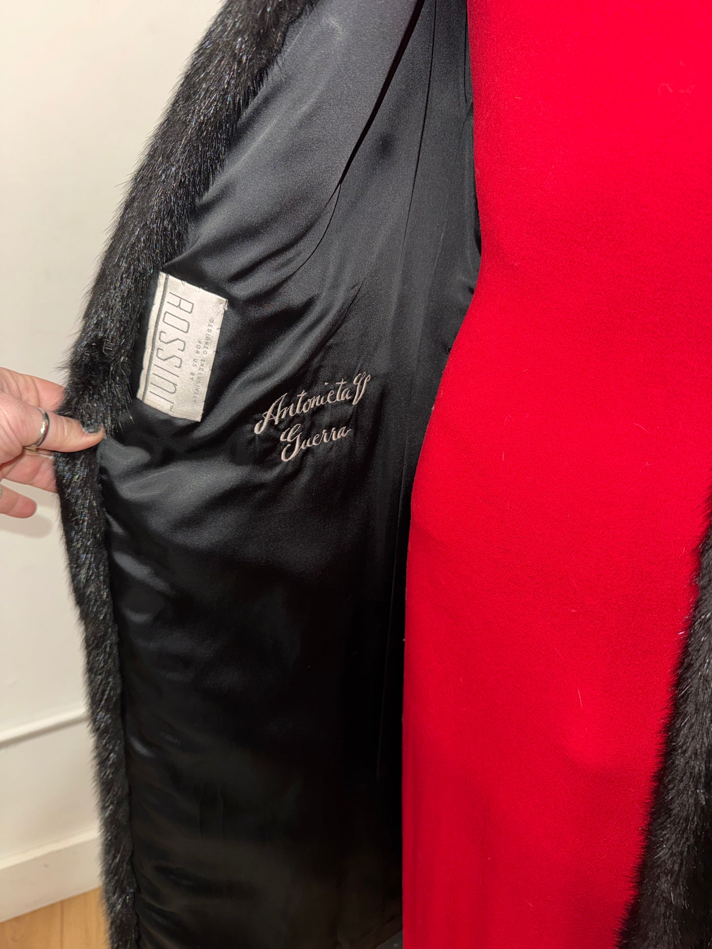 Rossini Mink Black Fur