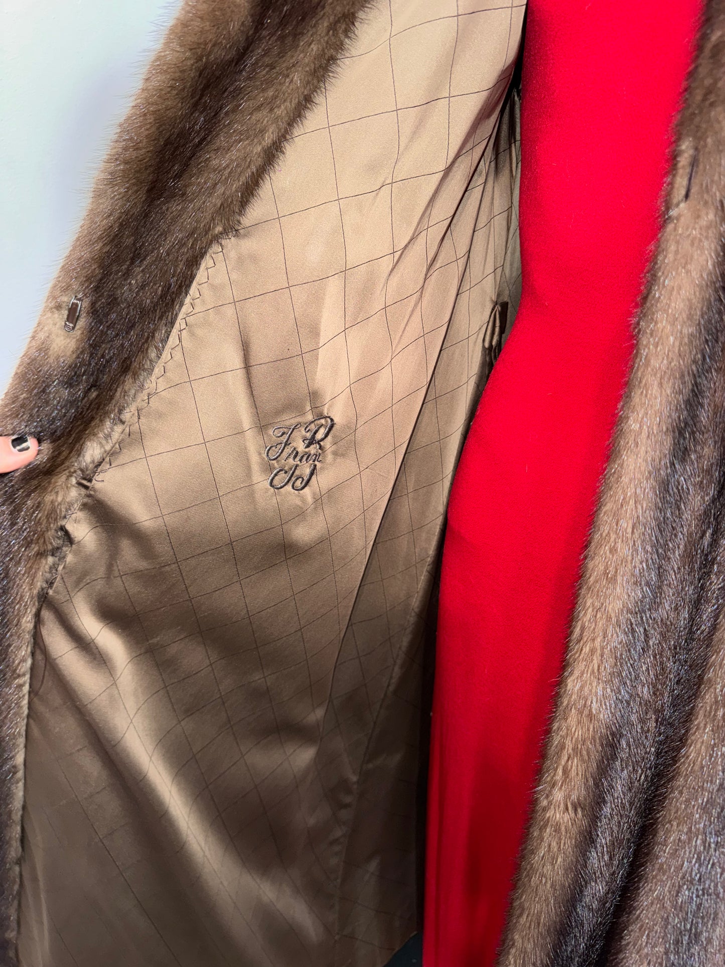 Vintage Whiskey Mink Fur