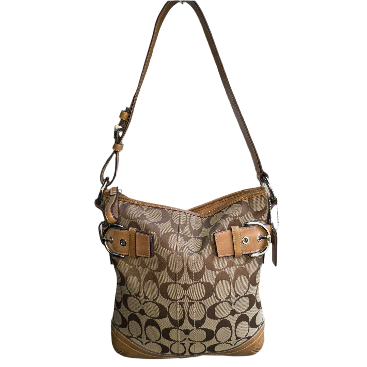 Coach Classic Monogram Bucket Bag