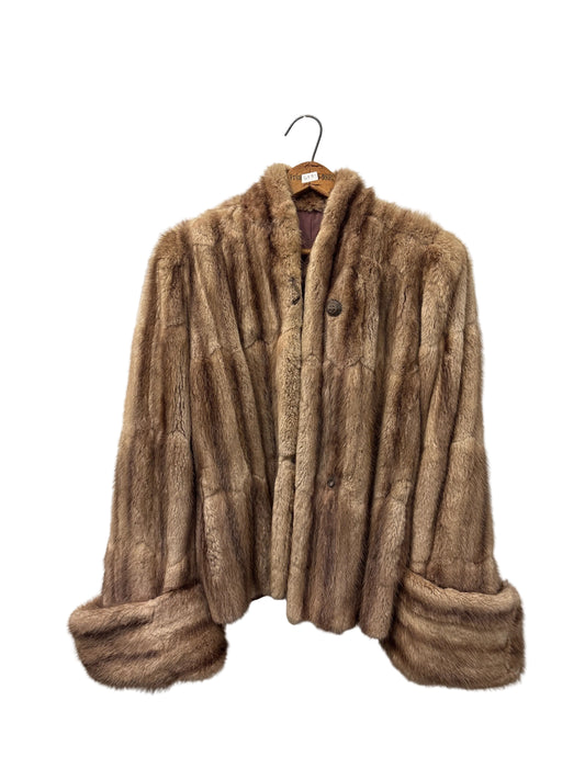 Vintage Muskrat Fur Jacket