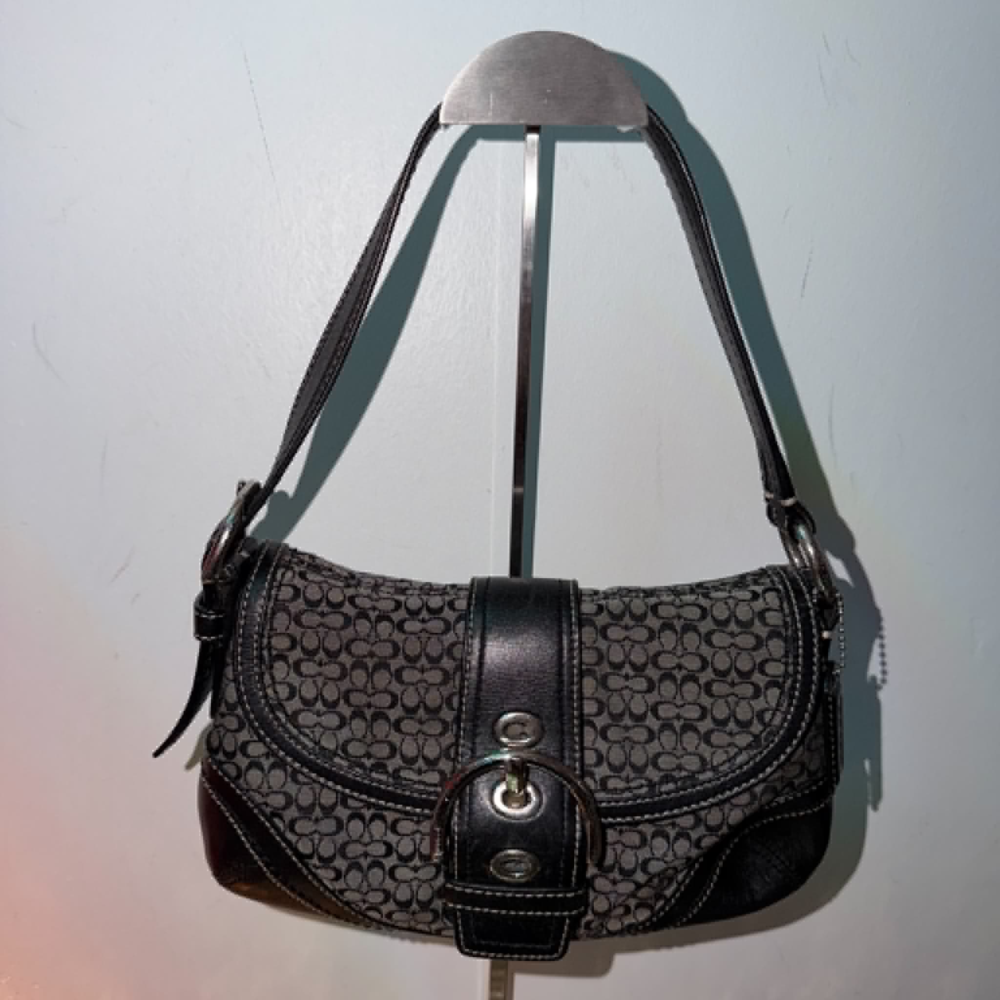 Vintage Coach Mini Buckle Soho Flap Shoulder Bag – Sun Prophet Vintage