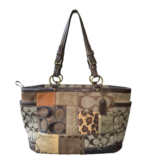 Coach Signature Patchwork Tote