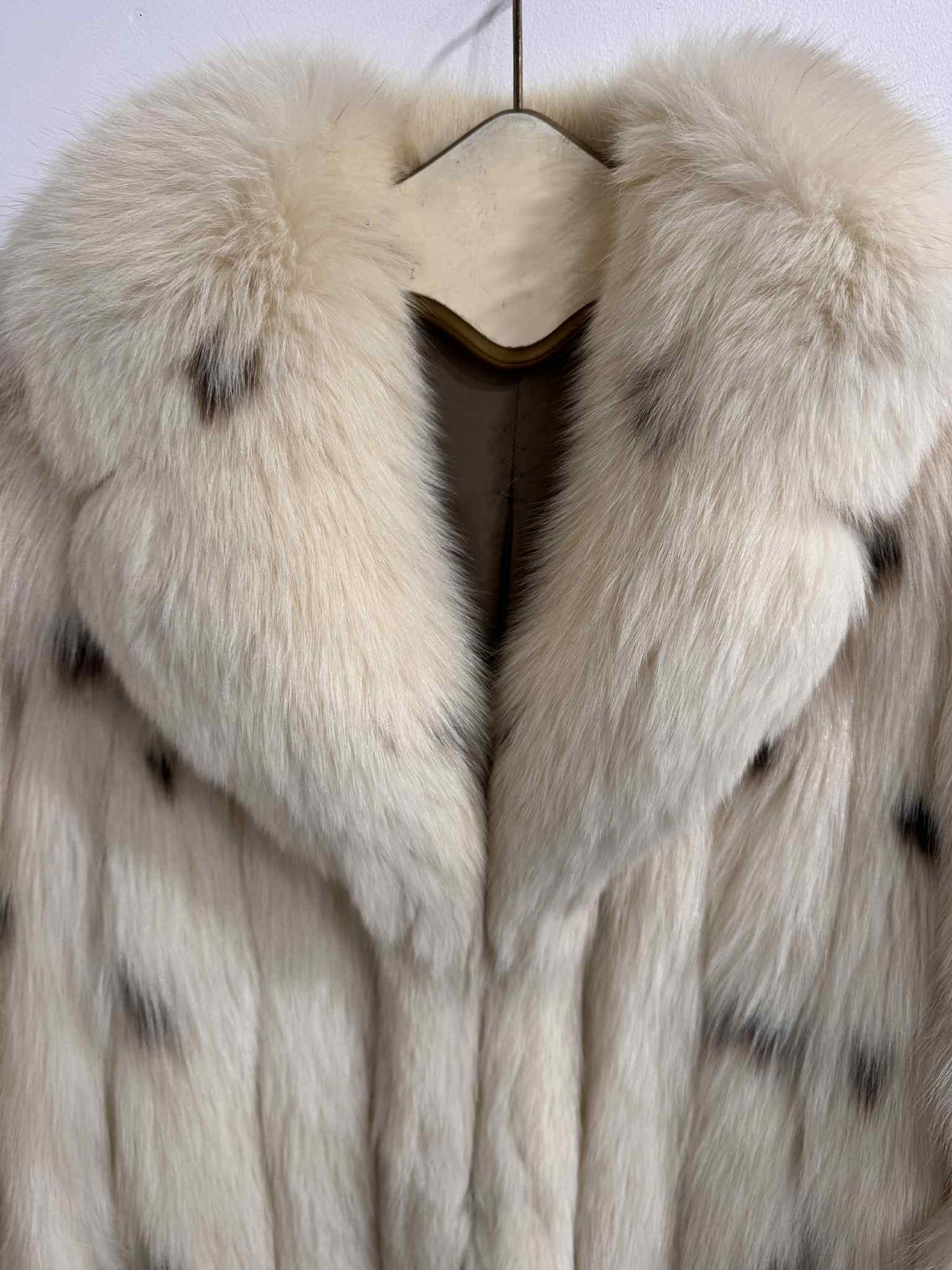 Spotted Fox Fur Jacket