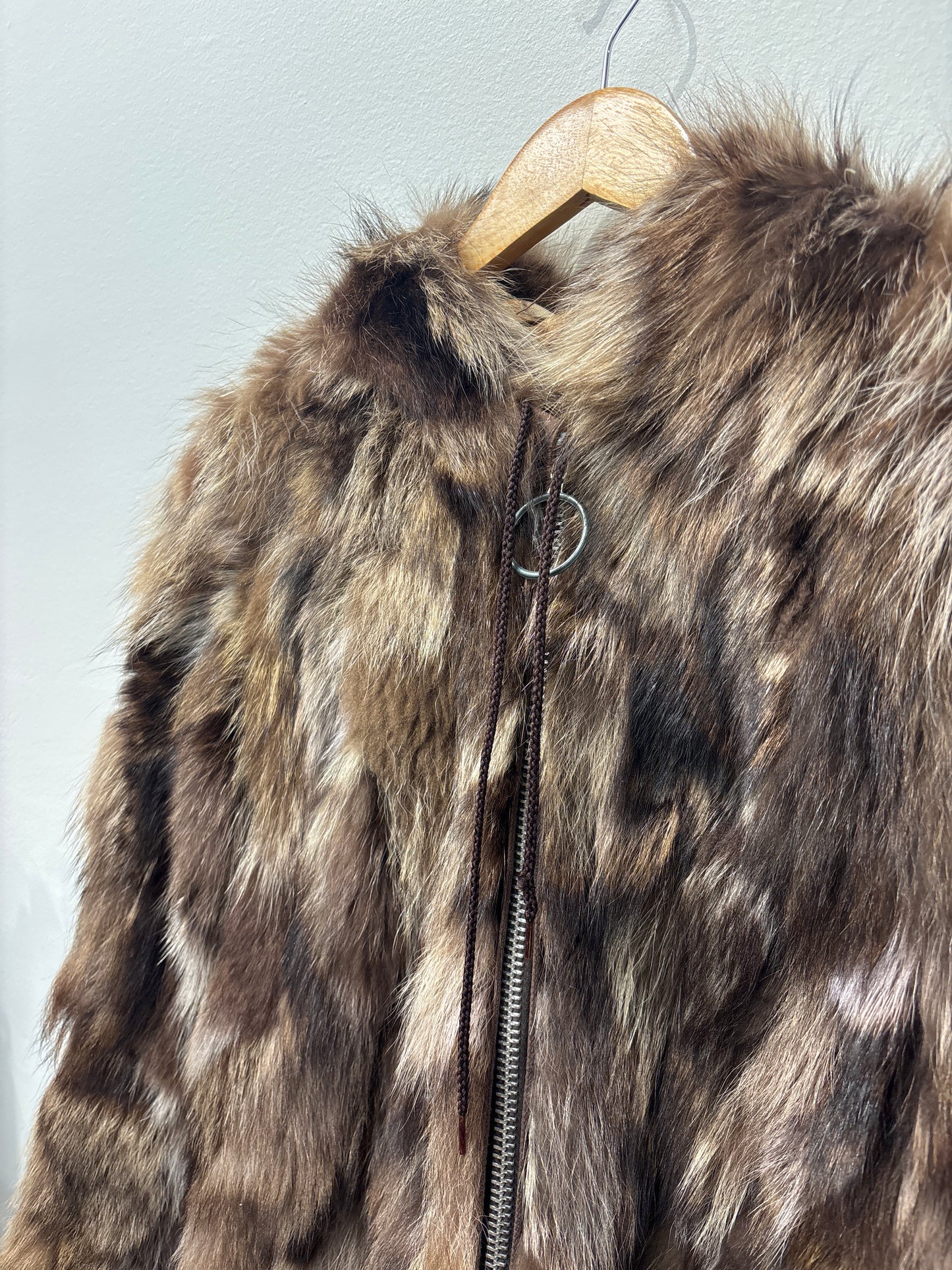 Vintage Raccoon Fur Jacket