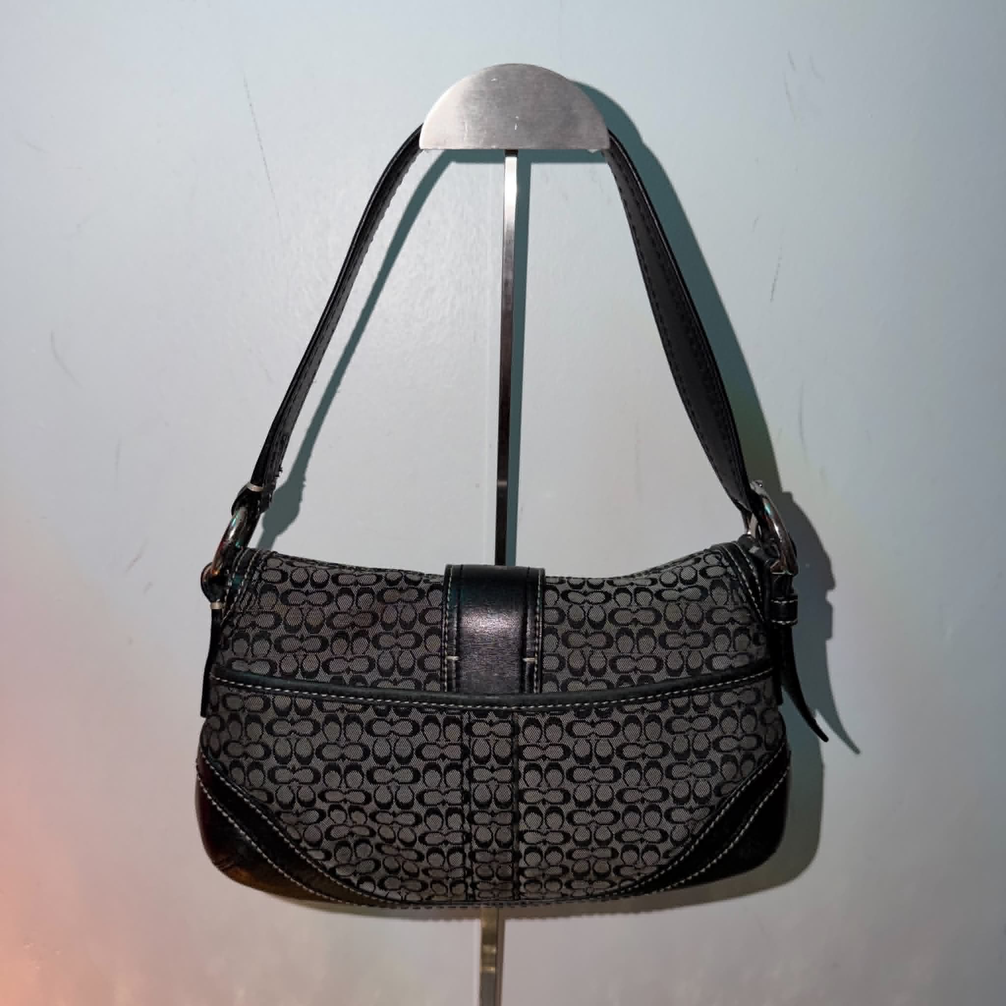 Vintage Coach Mini Buckle Soho Flap Shoulder Bag – Sun Prophet Vintage