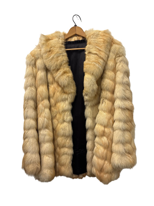 Vintage Red Fox Fur Jacket