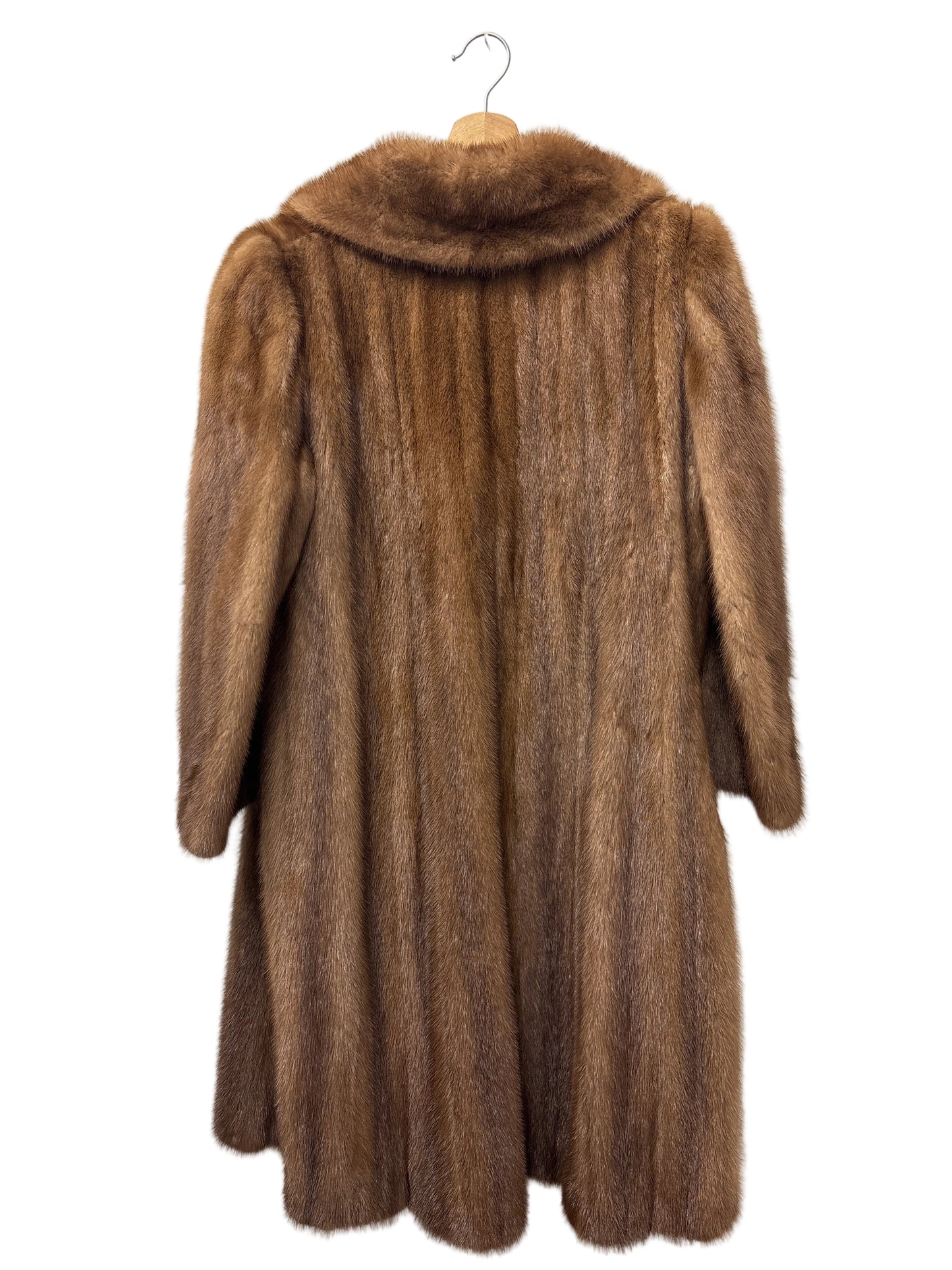 Vintage Mink Fur Long Coat