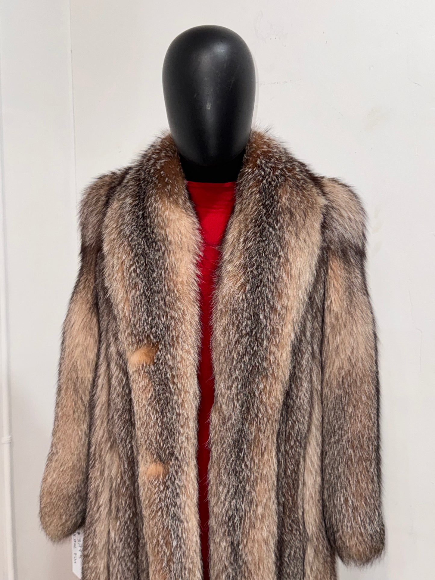 Vintage Crystal Fox Fur