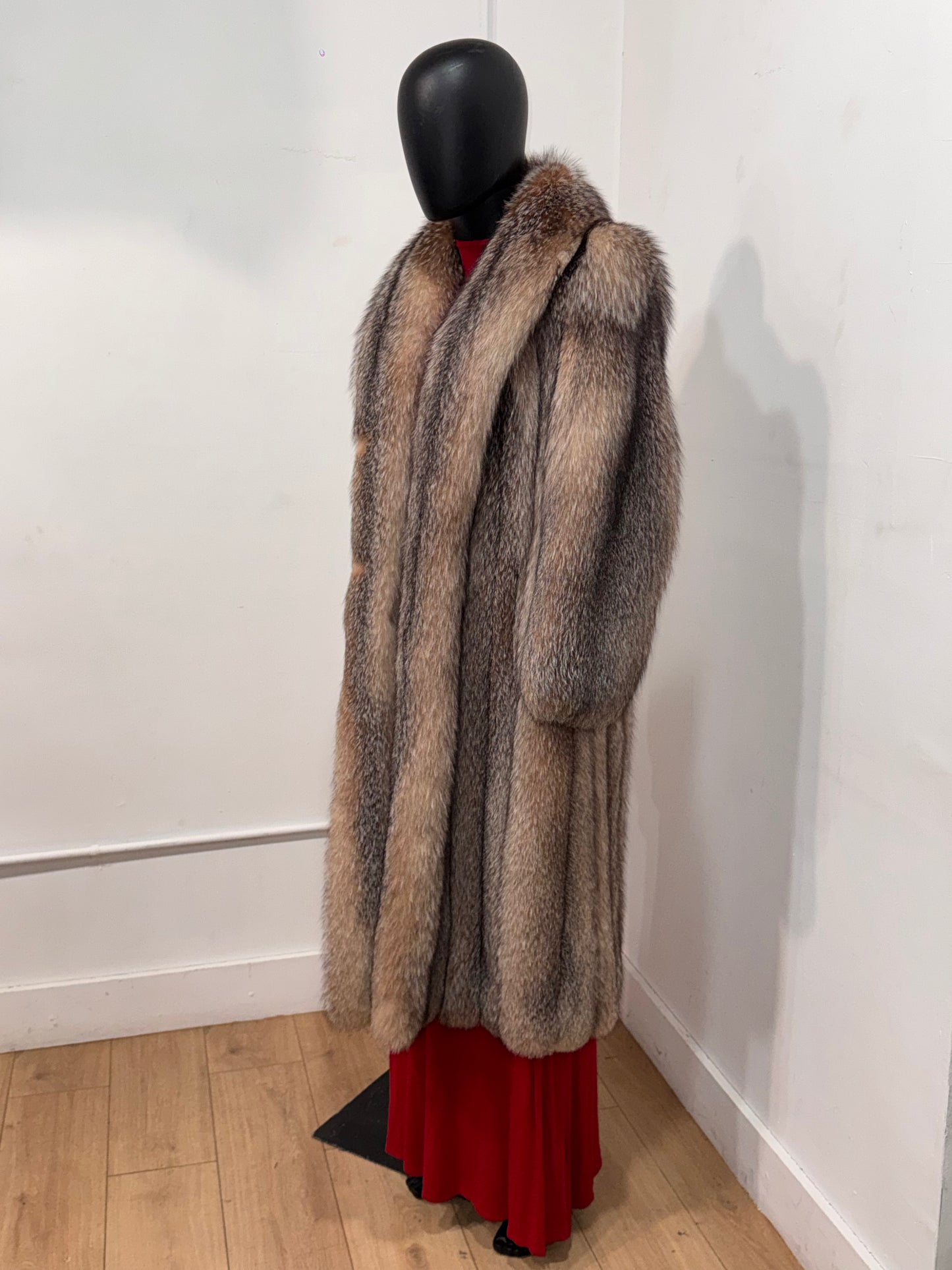 Vintage Crystal Fox Fur