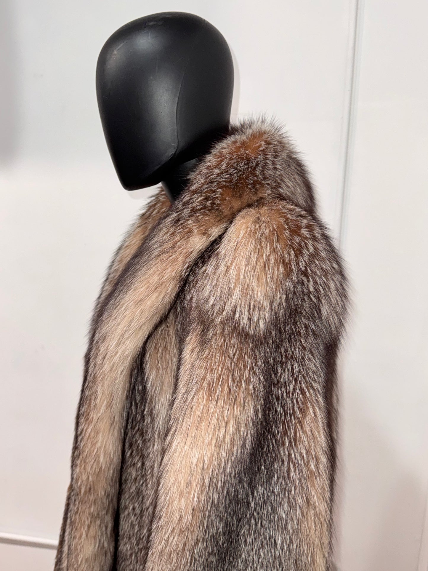 Vintage Crystal Fox Fur