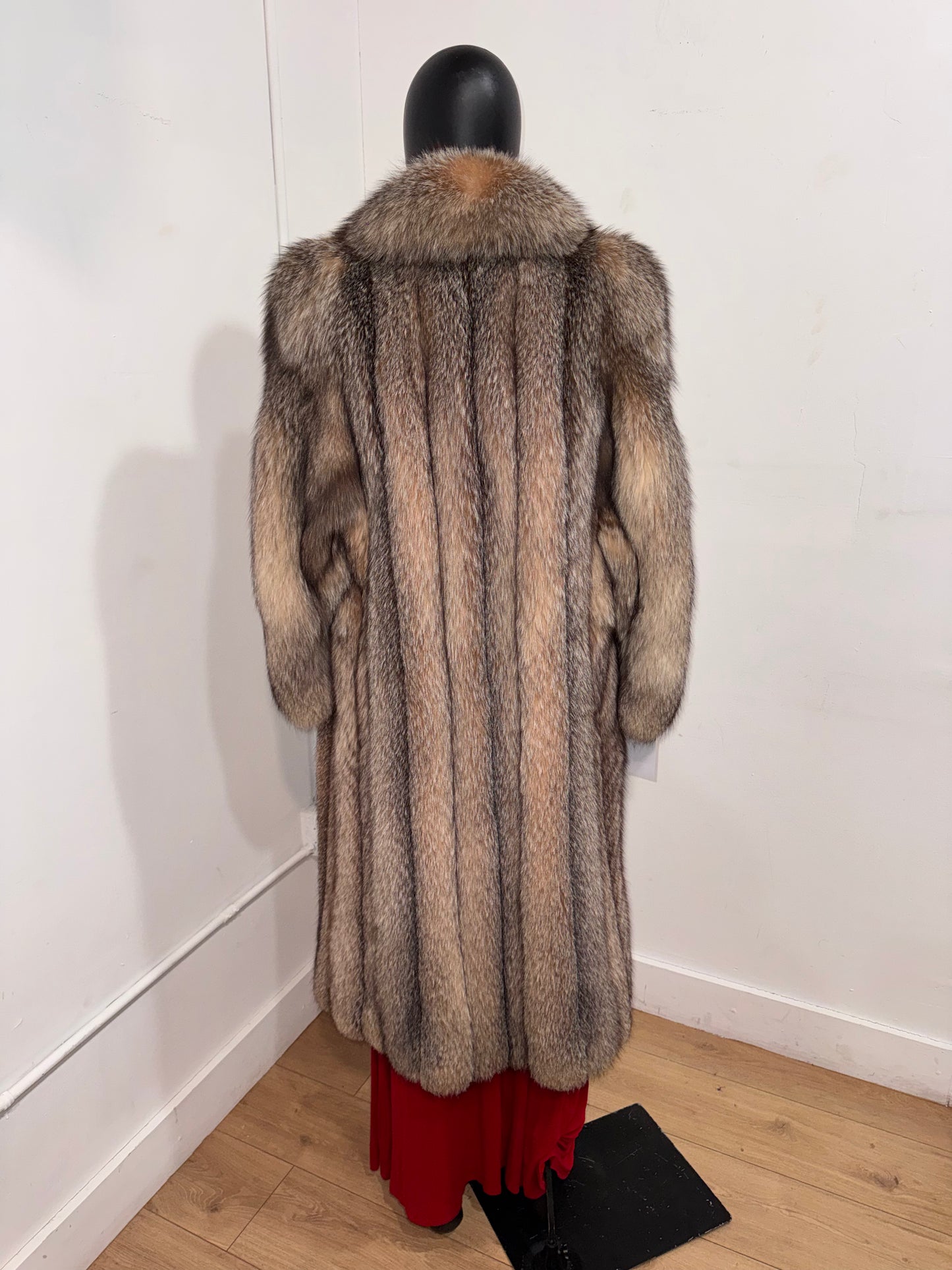 Vintage Crystal Fox Fur
