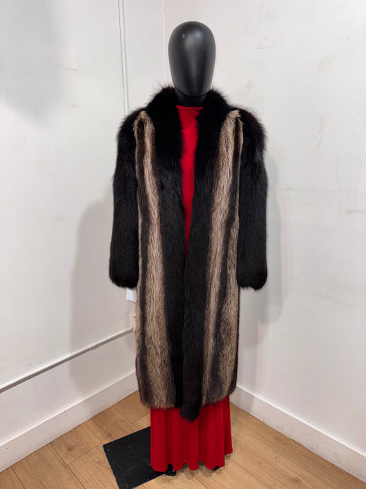 Vintage Racoon and Black Fox Fur