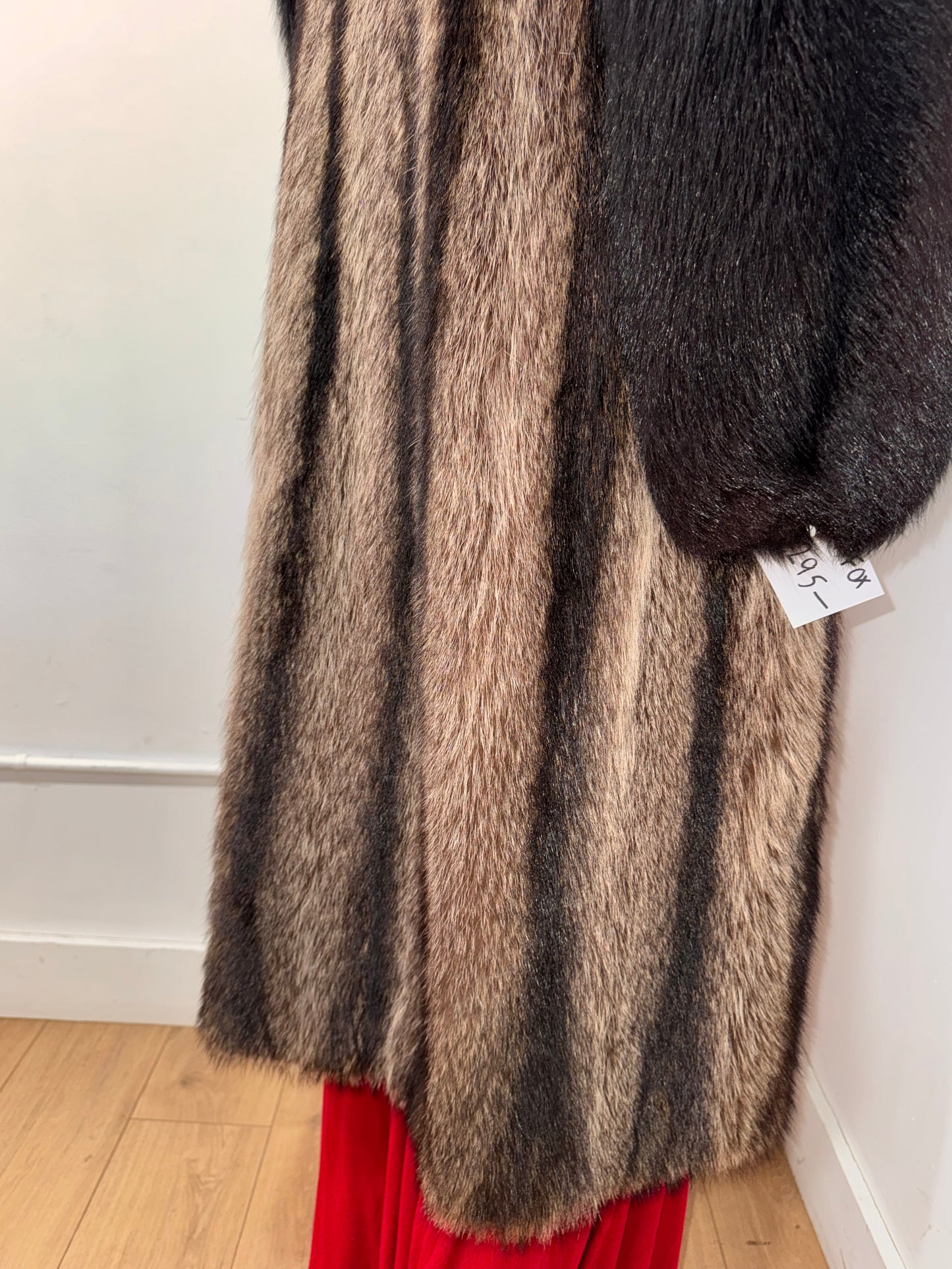 Vintage Racoon and Black Fox Fur