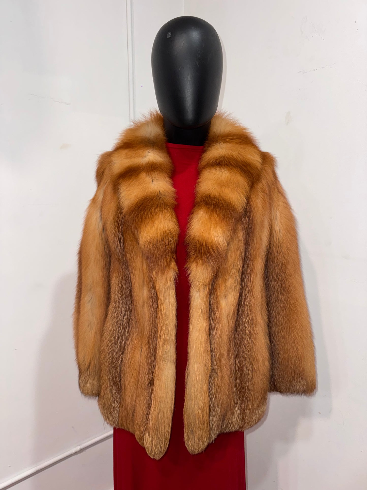 Vintage Red Fox Jacket