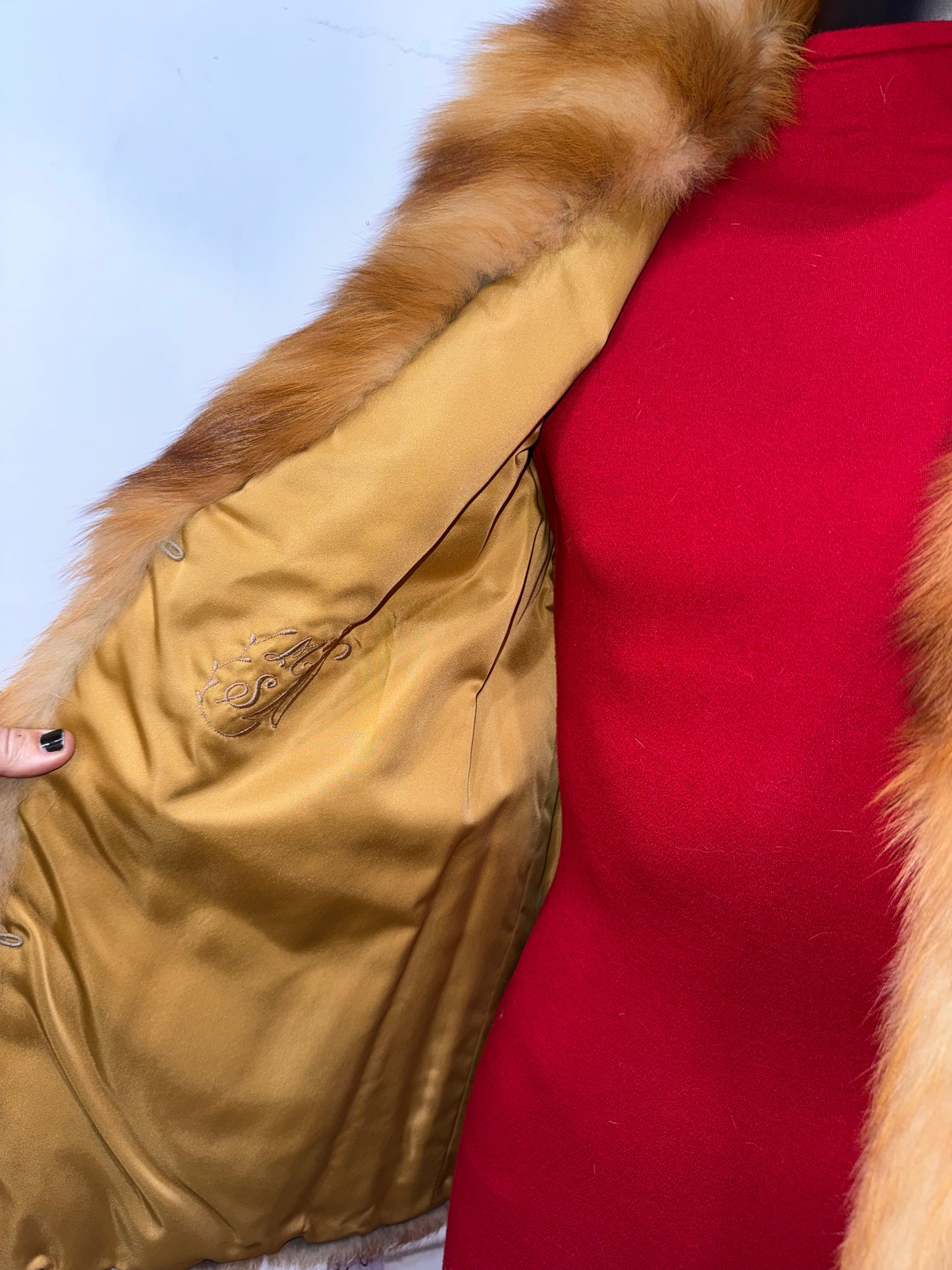 Vintage Red Fox Jacket