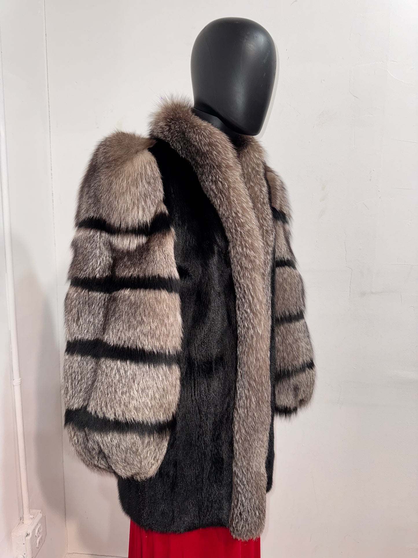 Vintage Mink and Silver Fox Jacket