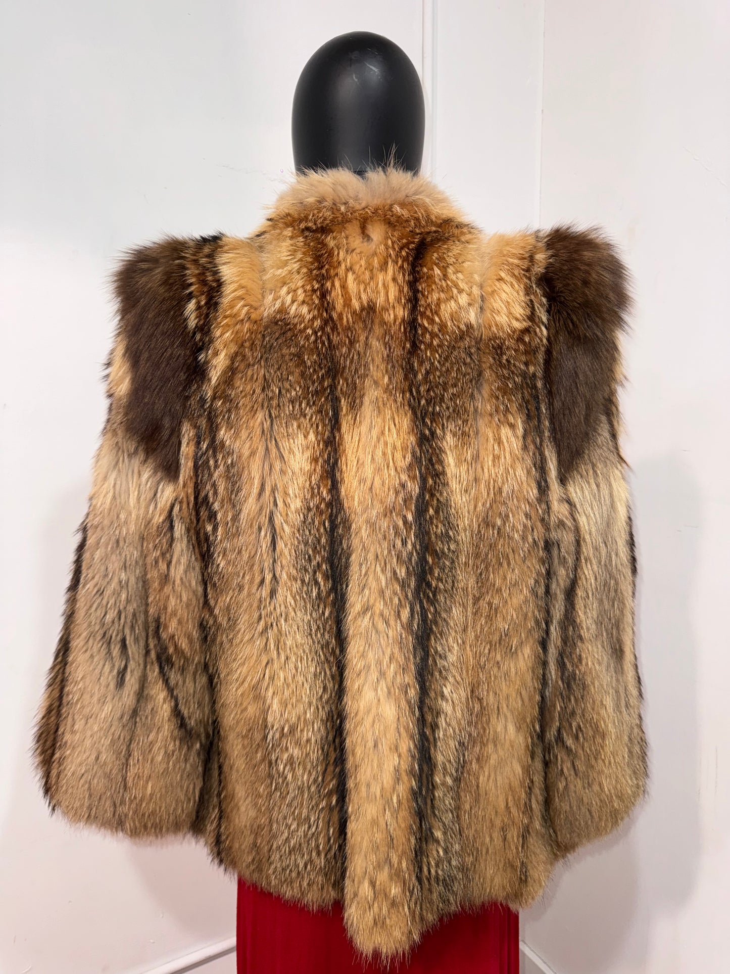 Vintage Tanuki Fur w/ Removable Sleeves