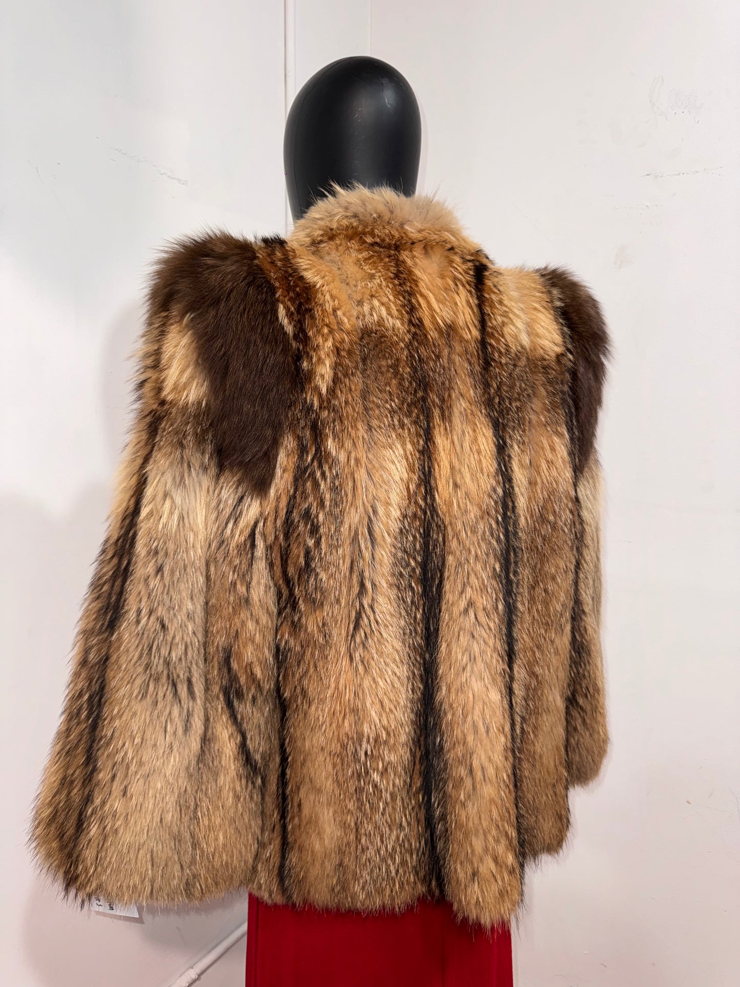 Vintage Tanuki Fur w/ Removable Sleeves
