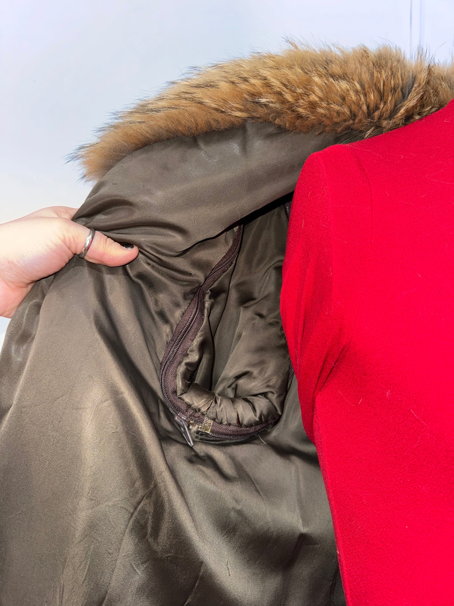 Vintage Tanuki Fur w/ Removable Sleeves