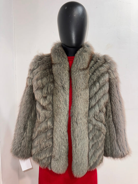 Vintage Multi Color Fox Jacket