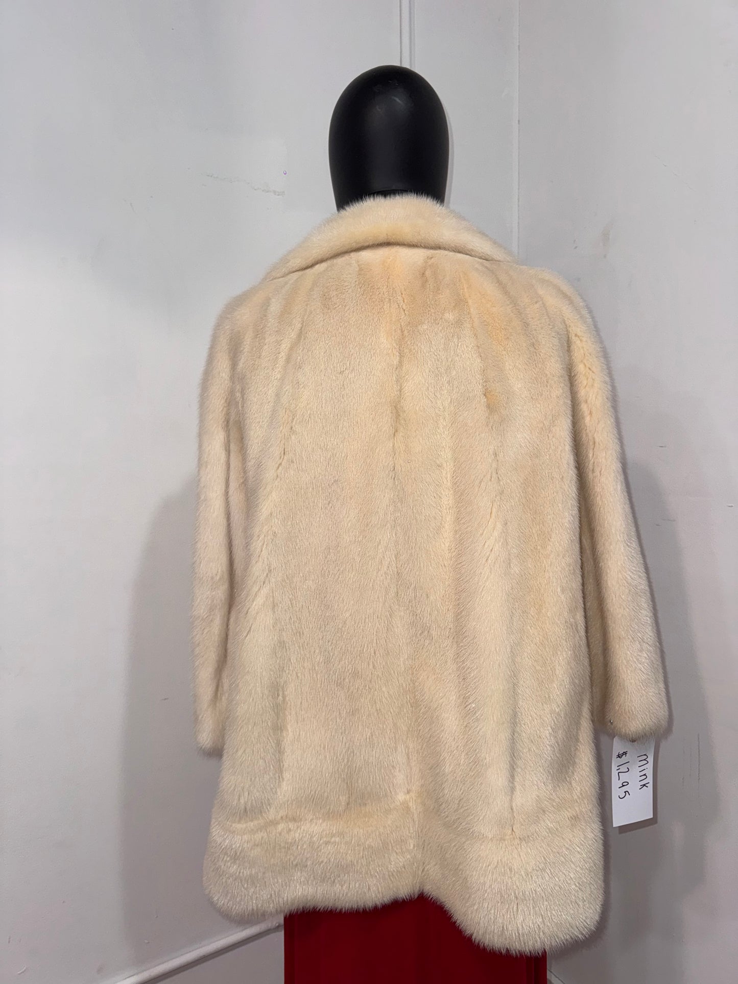Vintage White Mink Jacket