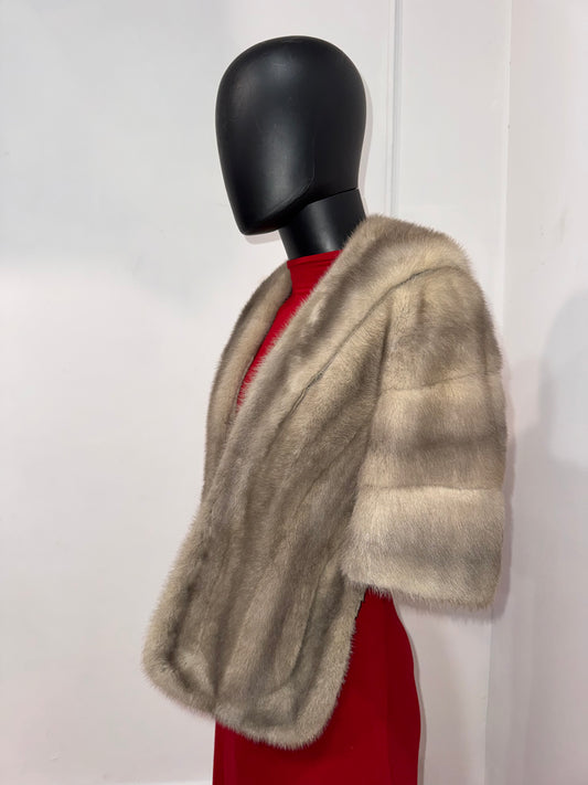 Vintage Silver Mink Bolero