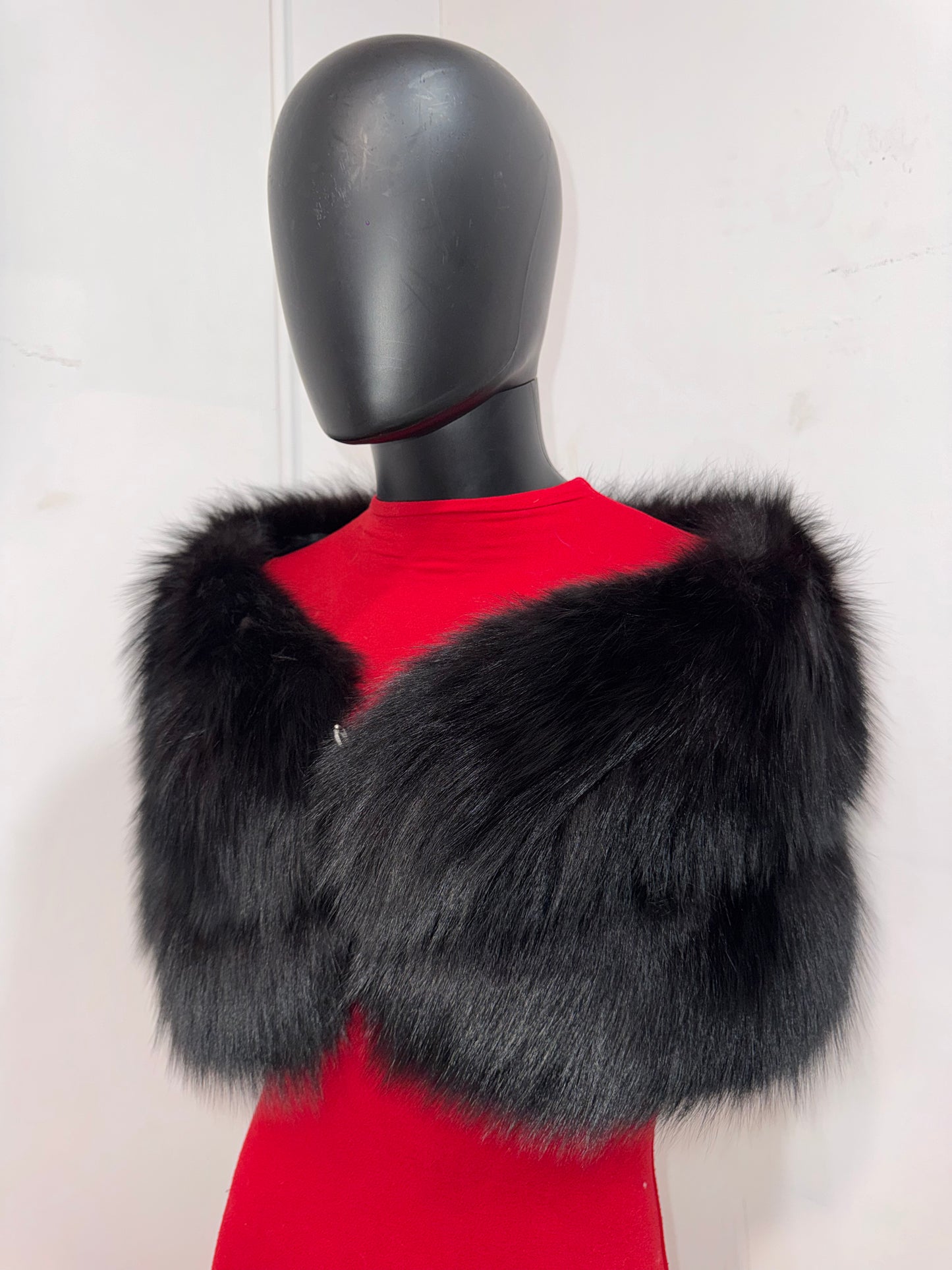 Vintage Black Fox Bolero