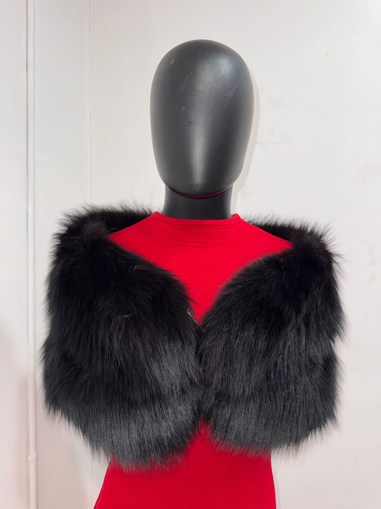 Vintage Black Fox Bolero