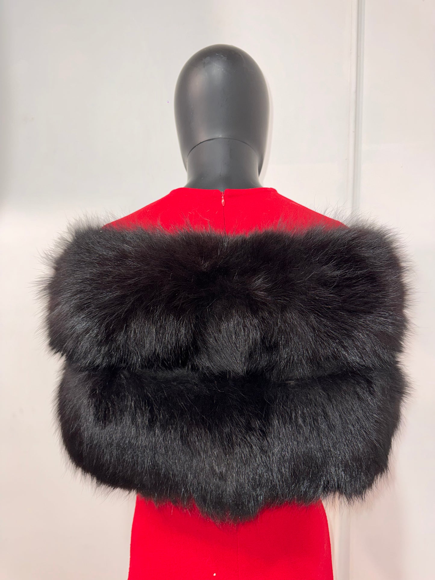 Vintage Black Fox Bolero