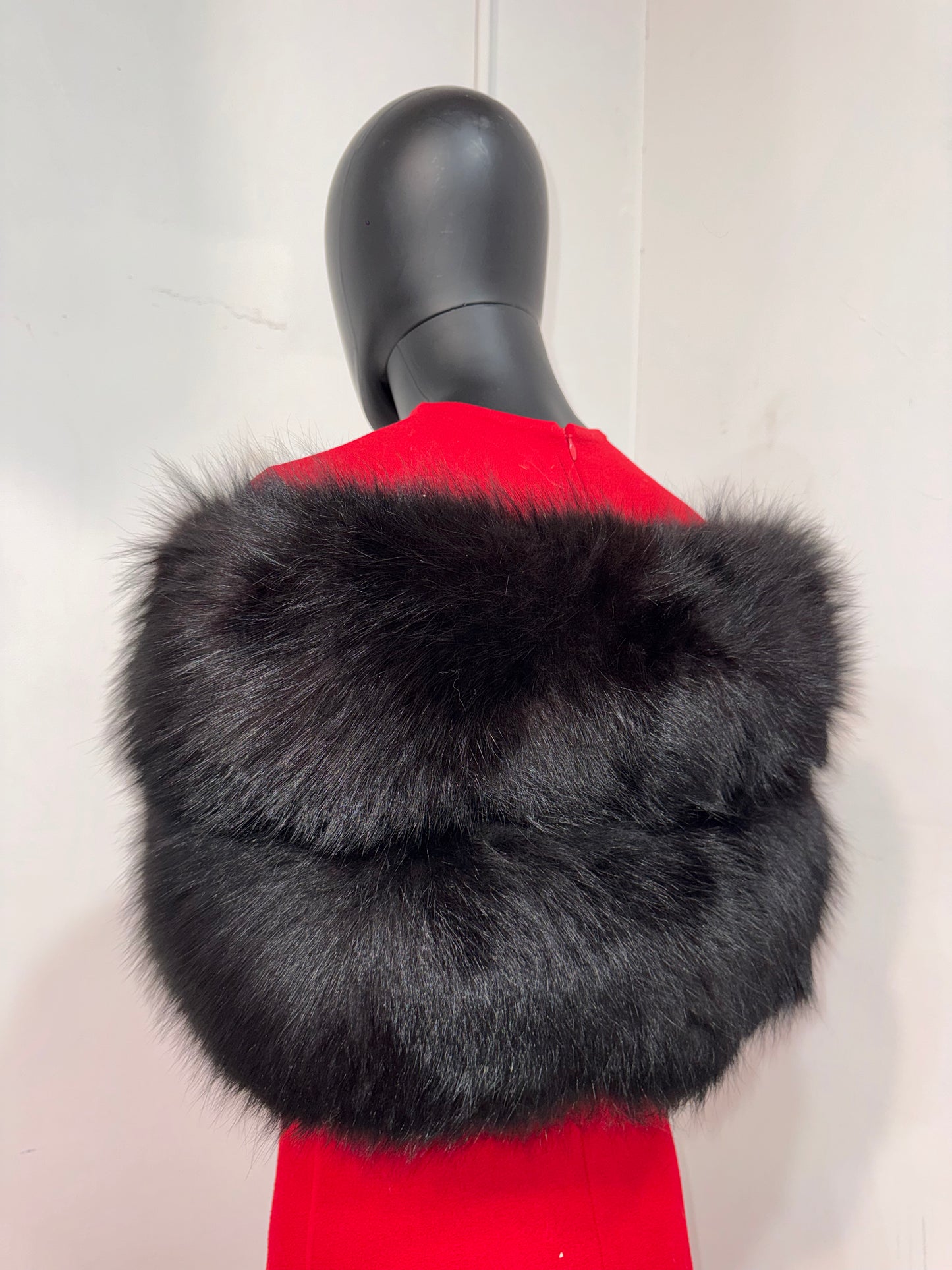 Vintage Black Fox Bolero