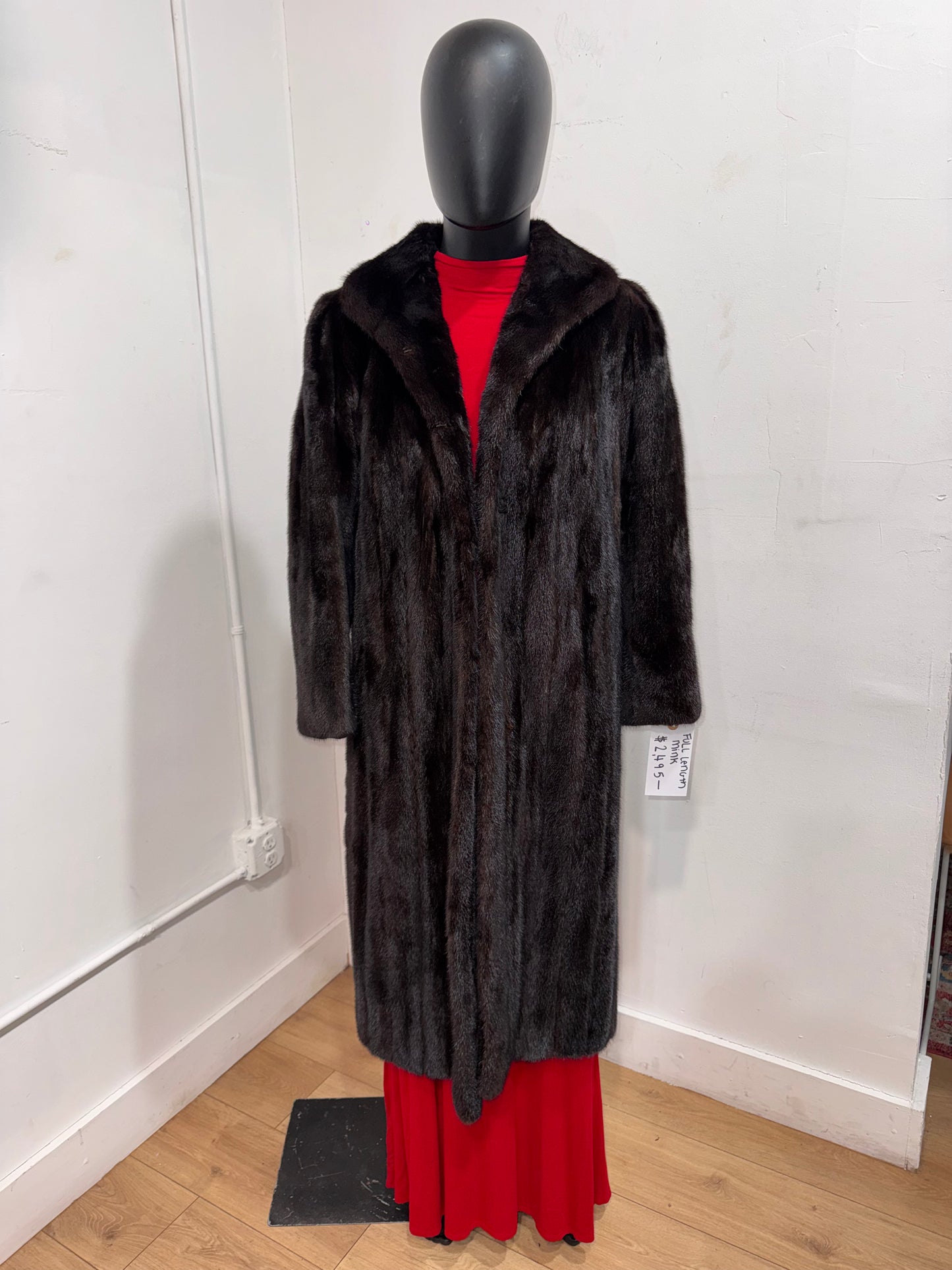 Vintage Dark Brown Mink