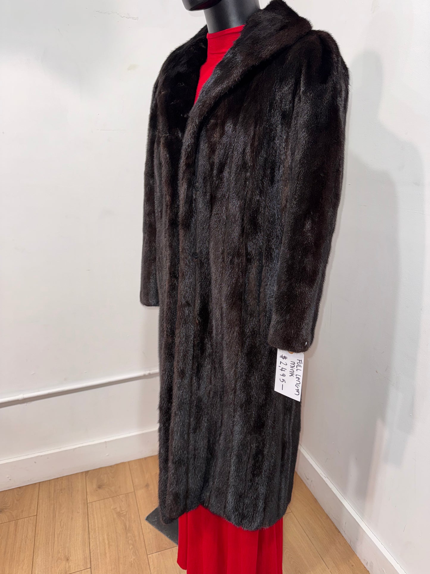 Vintage Dark Brown Mink
