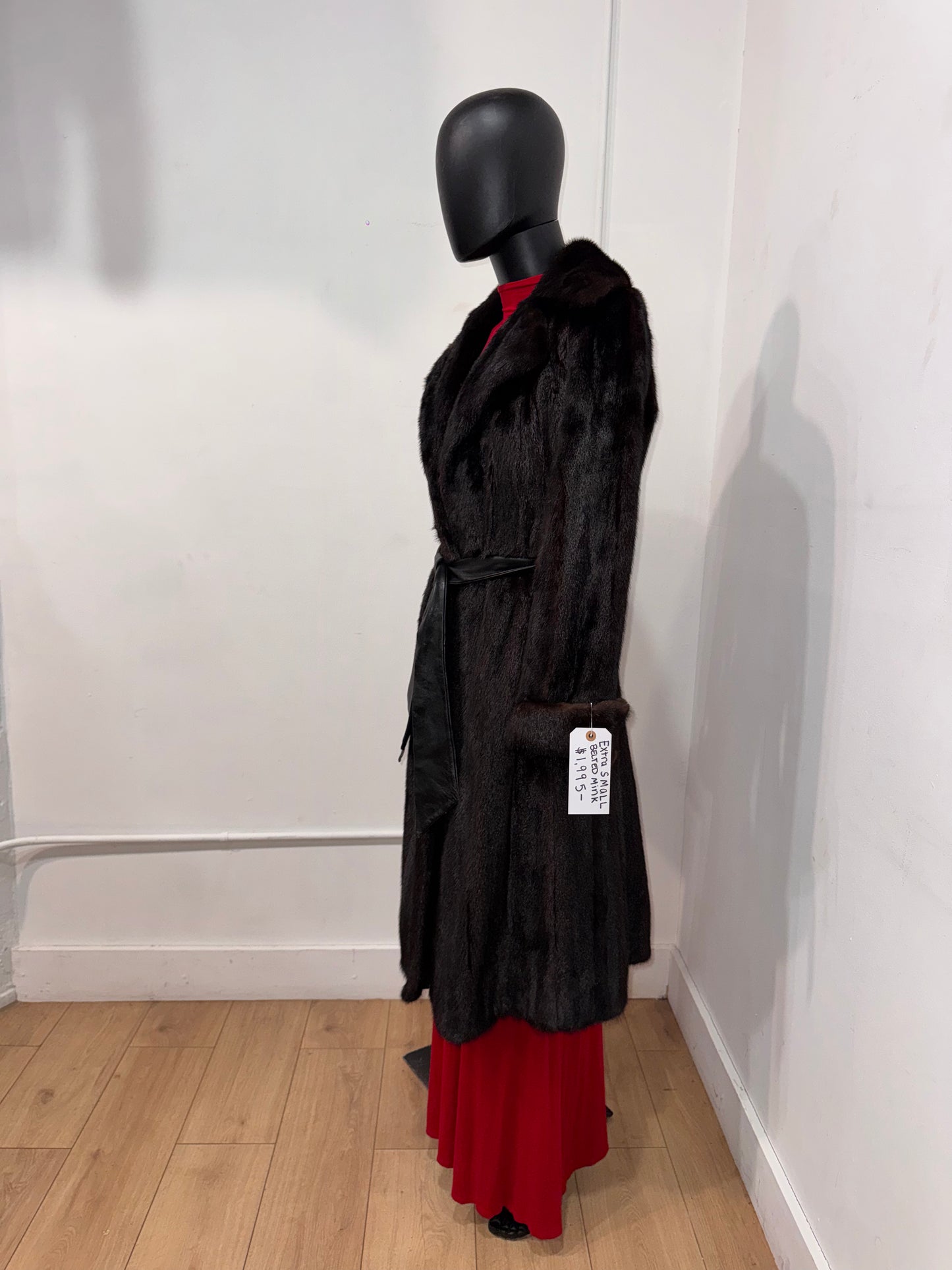 Vintage Belted Mink