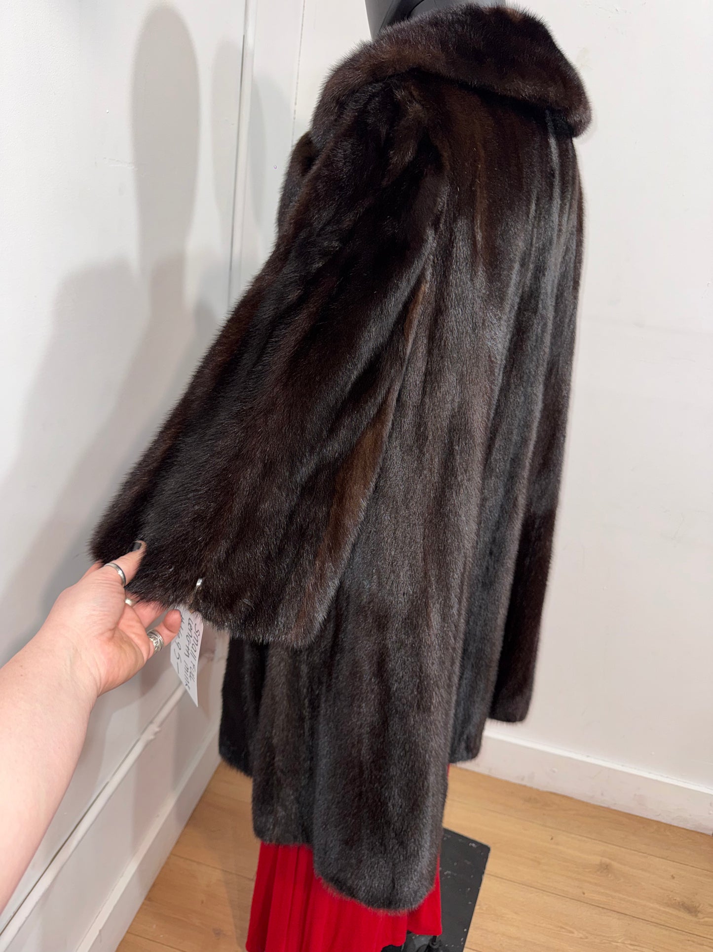 Vintage Dark Brown Mink Fur