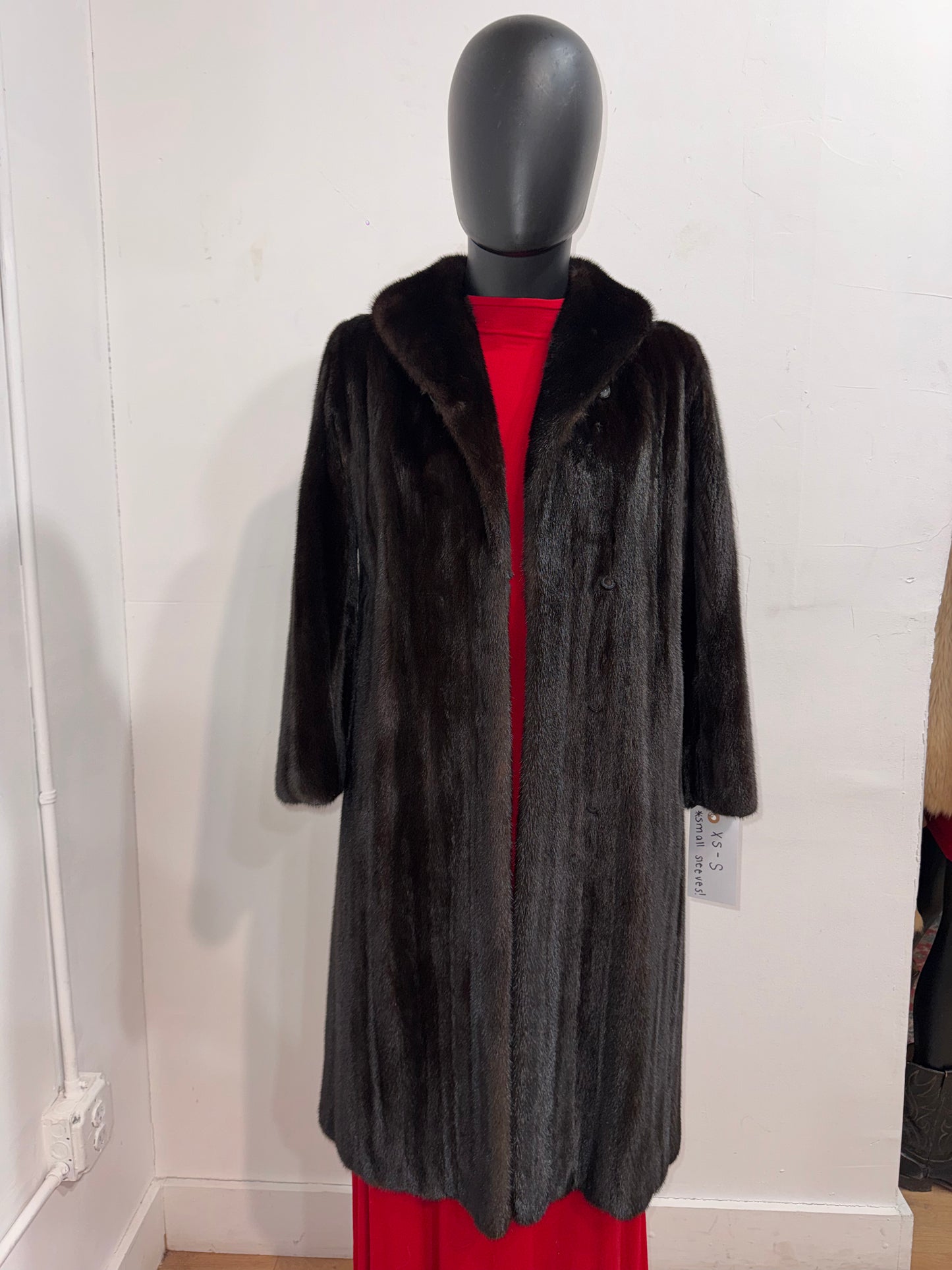 Vintage Black Mink Fur