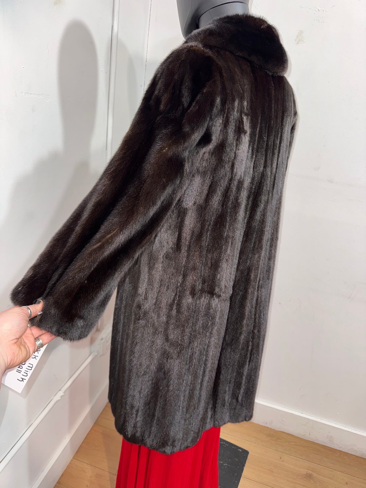 Vintage Black Mink Fur