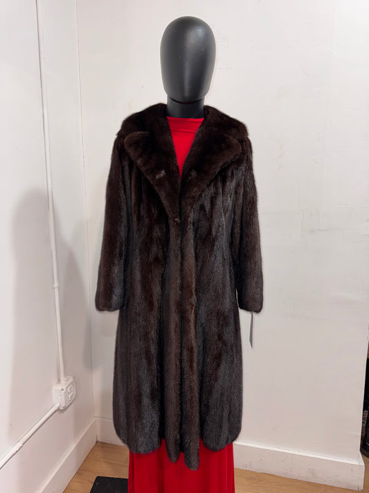 Vintage Dark Brown Mink