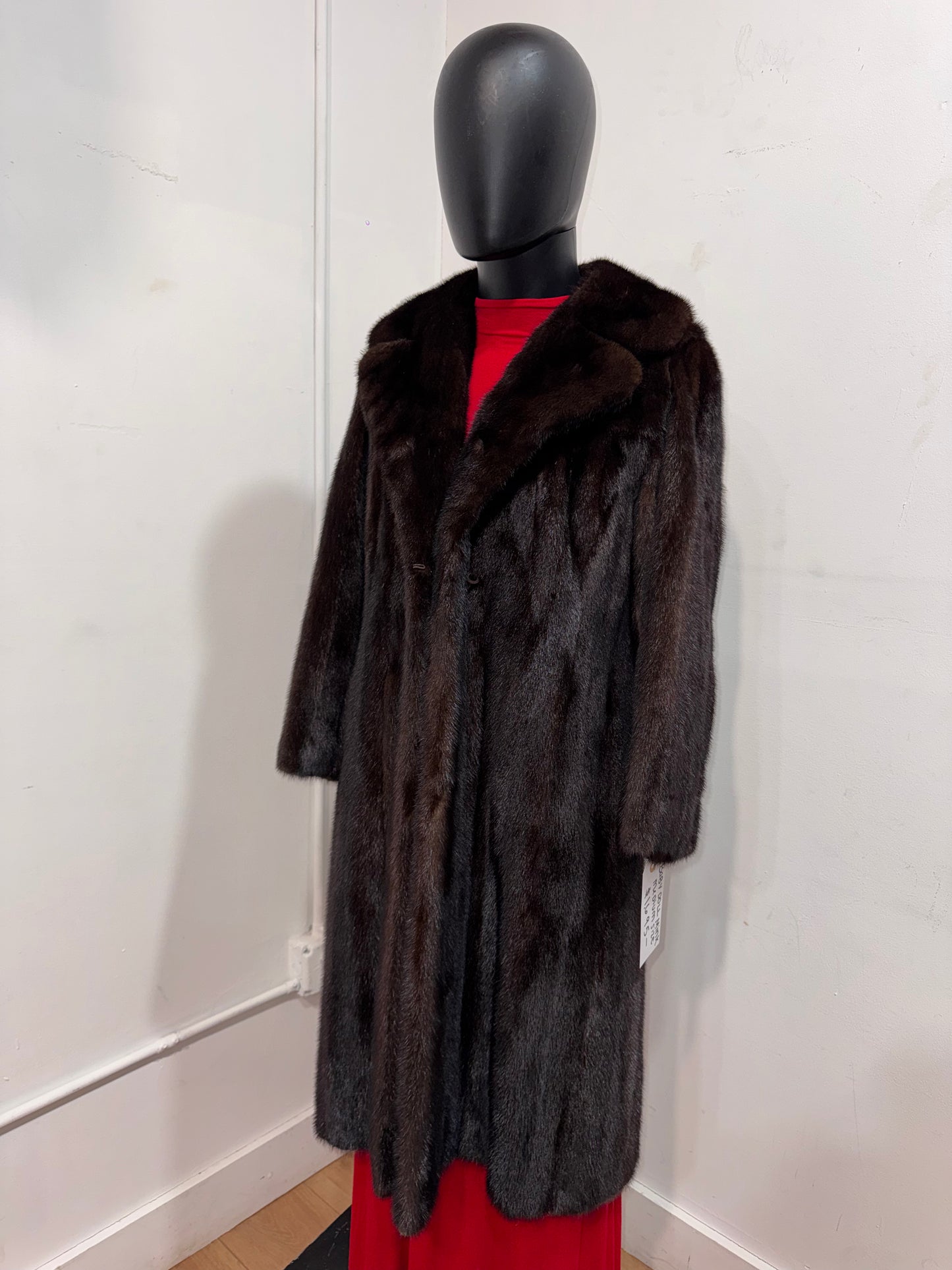 Vintage Dark Brown Mink