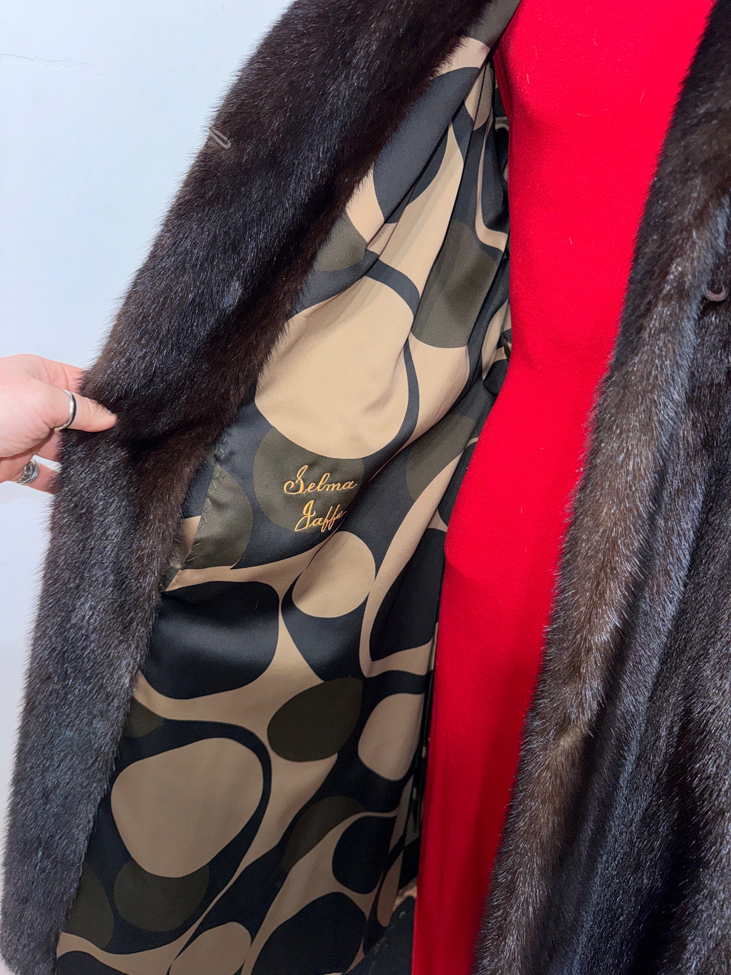 Vintage Dark Brown Mink